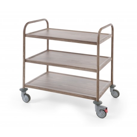 Carucior servire aspect de stejar inchis 810156