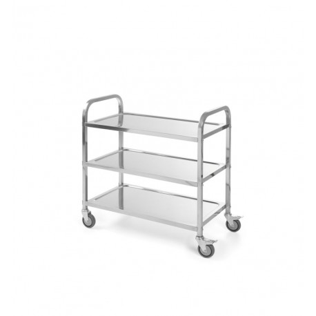 Carucior servire inox 3 rafturi montat 810194