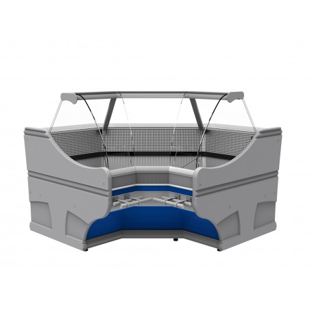 Vitrina orizontala 225l colt WEGA WCh-6/1Bnz