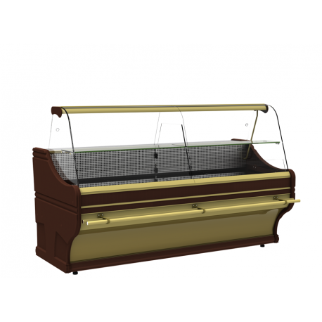 Vitrina orizontala geam curbat 500l SANTANA WCh-1/B c1800