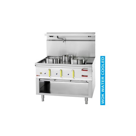 Masina de gatit wok 3 arzatoare, racire cu apa CHINA/3L