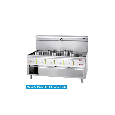 Masina de gatit wok 5 arzatoare, racire cu apa CHINA/5L