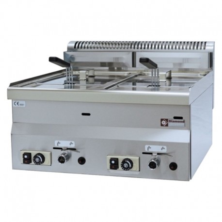Friteuza pe gaz de banc 2x8 litri G60/F16-6T