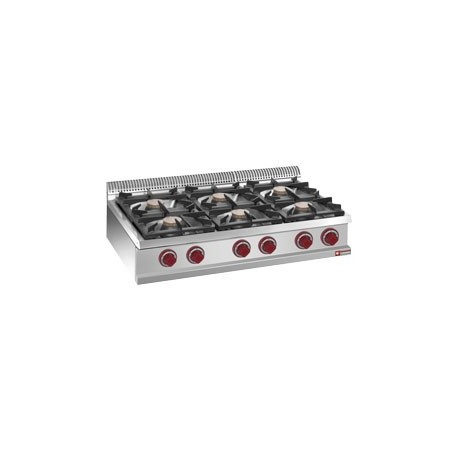 Masina de gatit cu 6 arzatoare de banc G7/6B11T