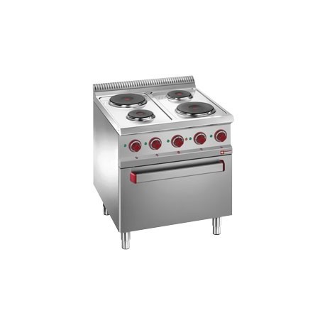 Masina de gatit cu 4 arzatoare si cuptor electrica E7/4PF7