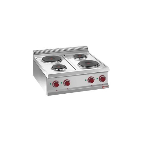 Masina de gatit cu 4 arzatoare electrica de banc E7/4P7T