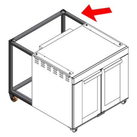 Extensie dospitor 16 tavi 60x40 cm FD-HTB16