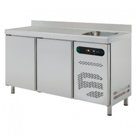 Masa frigorifica 2 usi cu chiuveta etp-7-135-20s