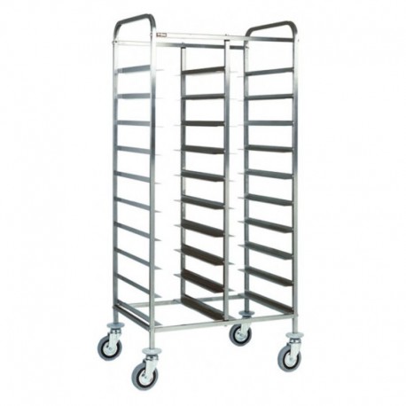 Carucior inox dublu 2x10 tavi CA 1460