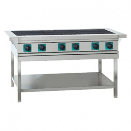 Plita electrica cu raft 6 plite ASE-60