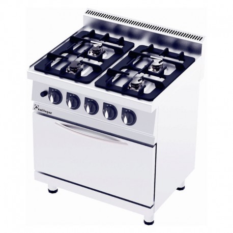 Masina de gatit pe gaz cu 4 ochiuri si cuptor electric CO8070GE