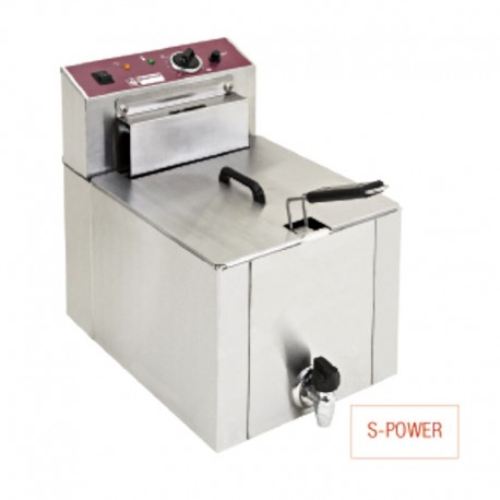 Friteuza electrica 12l de banc F12TR/SP