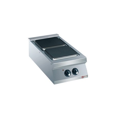 Masina de gatit electrica cu 2 plite de banc e22/2pq4t-n