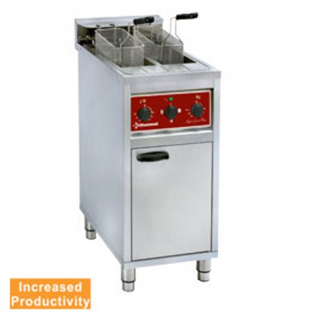 Friteuza electrica 2x10l cu dulap FSM-2V6E/N