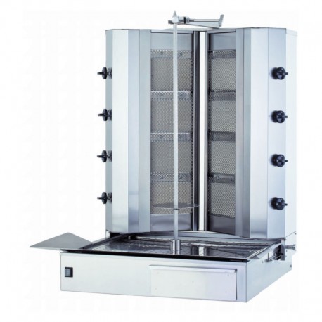 Aparat kebab 8 arzatoare cu motor jos KLG 224-V