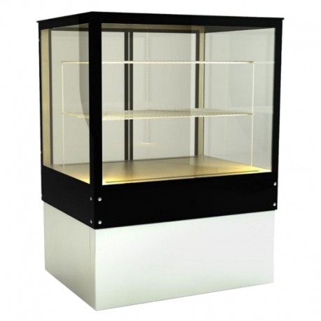 Vitrina calda prezentare Iris 2 rafturi 920x720x1300 iris92.72.vither