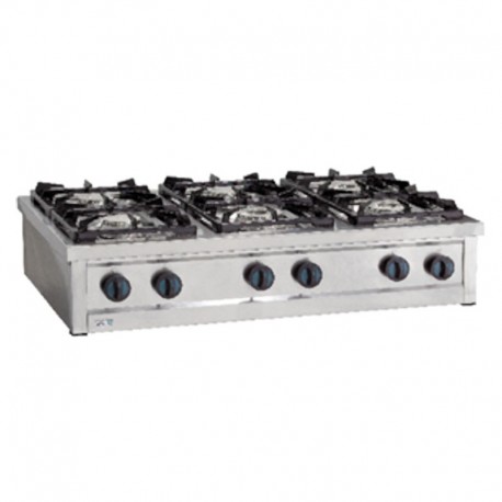 Masina de gatit cu 6 arzatoare de banc gre-1200-42t