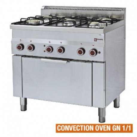 Masina de gatit pe gaz 5 focuri cu cuptor convectie G60/5BFEV9