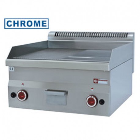 Gratar pe gaz neted/striat cromat G60/PMCD6T