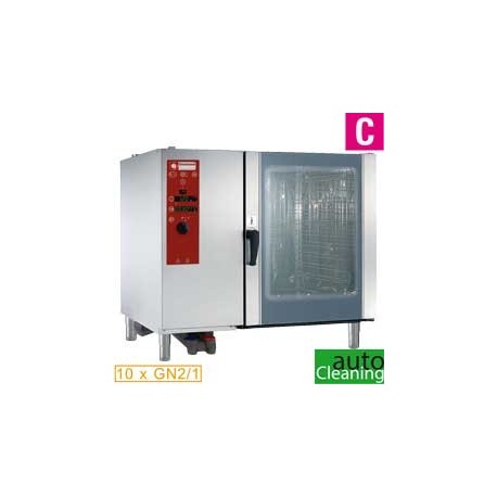 Cuptor convectie 10 tavi gn 2/1 cu spalare automata electric sde/12-cl