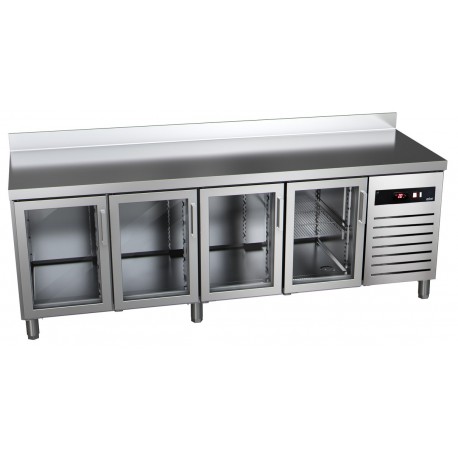 Masa frigorifica refrigerare cu 4 usi de sticla Green Line GTP-7-225-40 GLASS