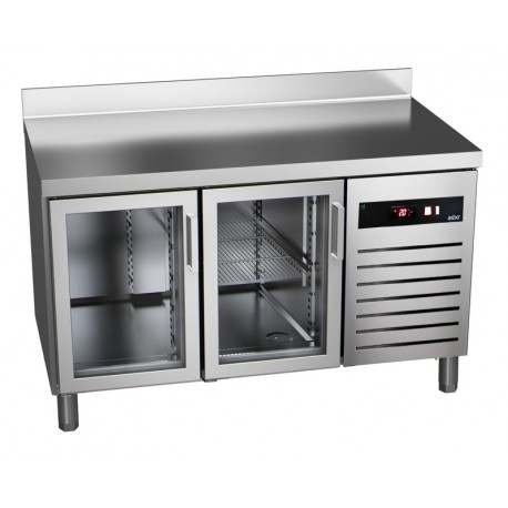 Masa frigorifica refrigerare cu 2 usi de sticla Green Line GTP-7-135-20 GLASS