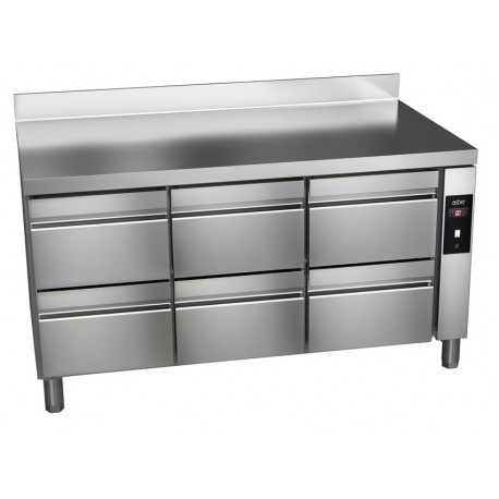 Masa frigorifica refrigerare remote cu 6 sertare Green Line GTP-6-169-06