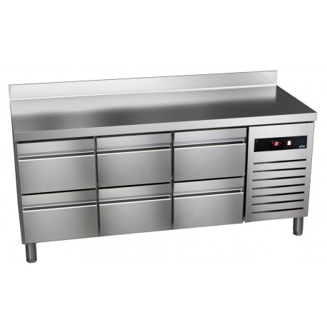 Masa frigorifica refrigerare cu 6 sertare Green Line GTP-7-180-06