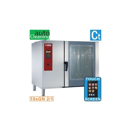 Cuptor convectie 10 tavi gn 2/1 cu touch screen si spalare automata electric sdet/12-cl