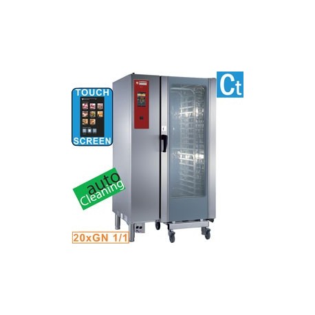 Cuptor convectie 20 tavi gn 2/1 cu touch screen si spalare automata electric sdet/22-cl