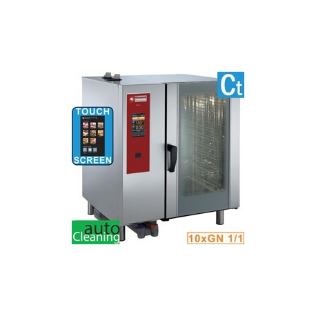Cuptor convectie 10 tavi gn 1/1 cu spalare automata pe gaz sdgt/10-cl