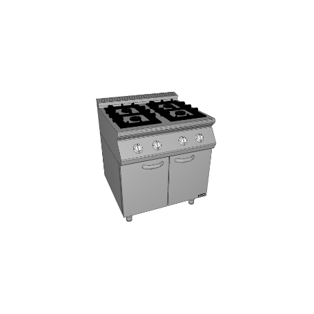 Masina de gatit cu 4 focuri PSZ-L 80/70
