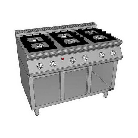 Masina de gatit cu 6 focuri PSO-O 120/70