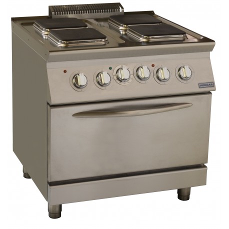 Masina de gatit electrica cu 4 plite si cuptor ESEP 80/70