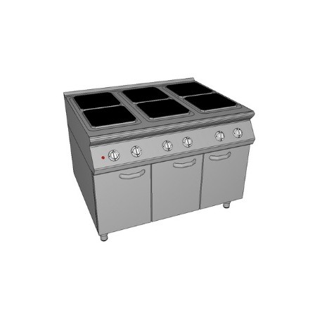 Masina de gatit electrica cu 6 plite ESZ 120/90