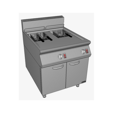 Friteuza pe gaz 2x17 litri PFD34E 80/90