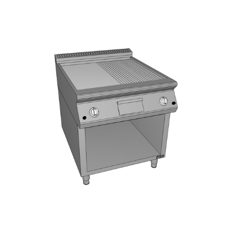Gratar cromat ½ neted si ½ striat PRO-1/2R-KR 80/90