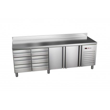 Masa frigorific refrigerare 700 MM cu 2 usi si 6 sertare ETP-7-225-26 HC