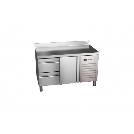 Masa frigorific refrigerare 600 MM cu o usa si 2 sertare ETP-6-150-12 HC