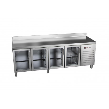 Masa frigorific refrigerare 600 MM cu 4 usi de sticla 600 MM ETP-6-250-40 GD