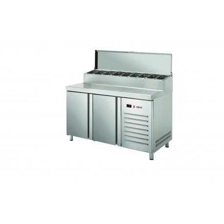 Masa frigorifica refrigerare de pizza 800 MM (400X600) cu 2 usi ETPZ-8-150  HC GN 1/3